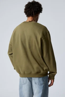 SCHWERES SWEATSHIRT MIT RELAXTER PASSFORM|Weekday Sale