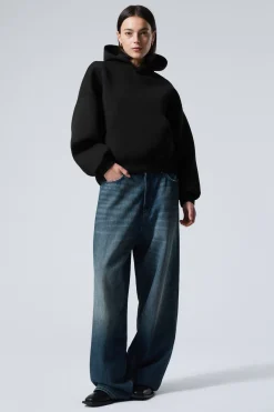 SCUBA-HOODIE MIT OVERSIZE-PASSFORM|Weekday Online