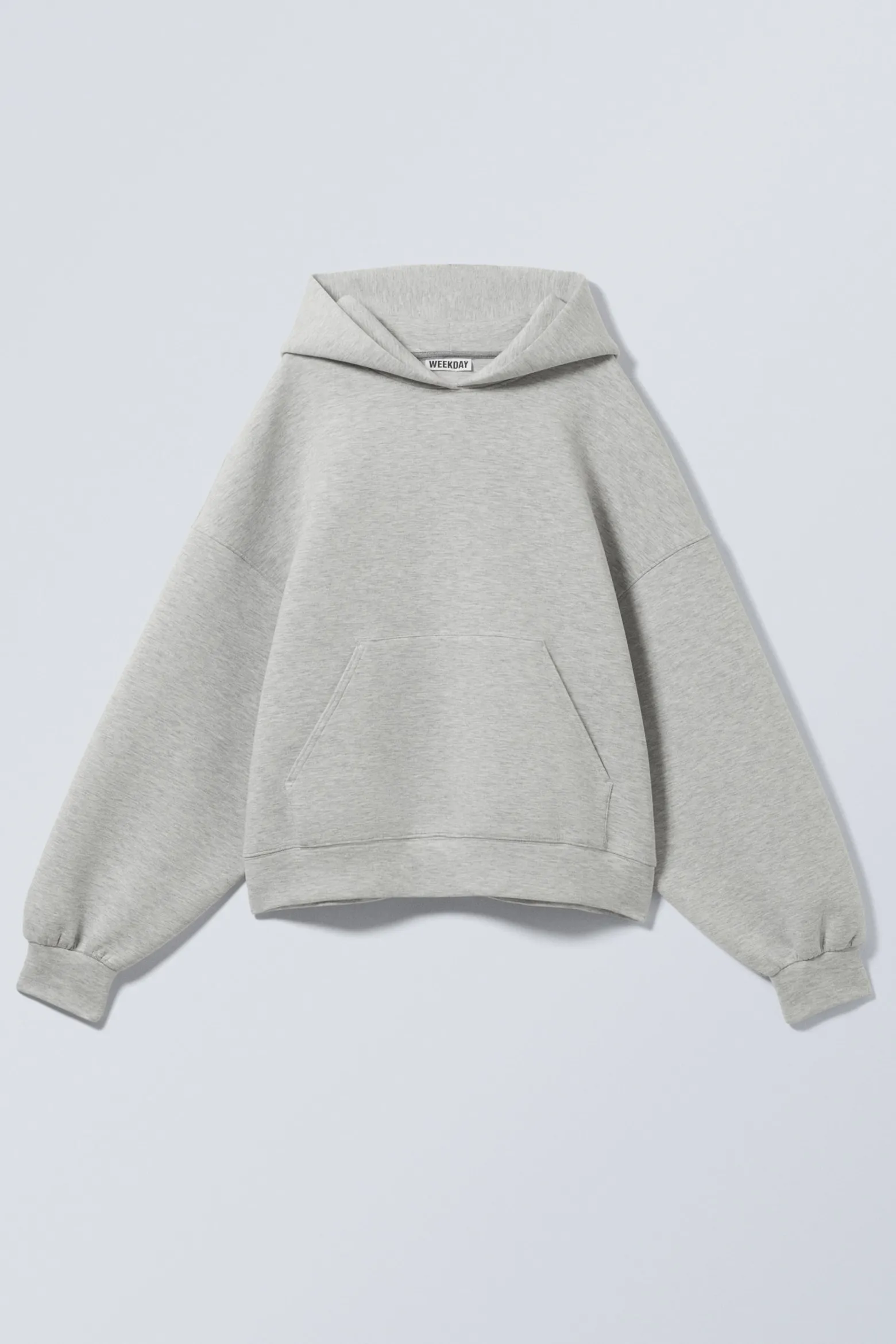 SCUBA-HOODIE MIT OVERSIZE-PASSFORM|Weekday Fashion