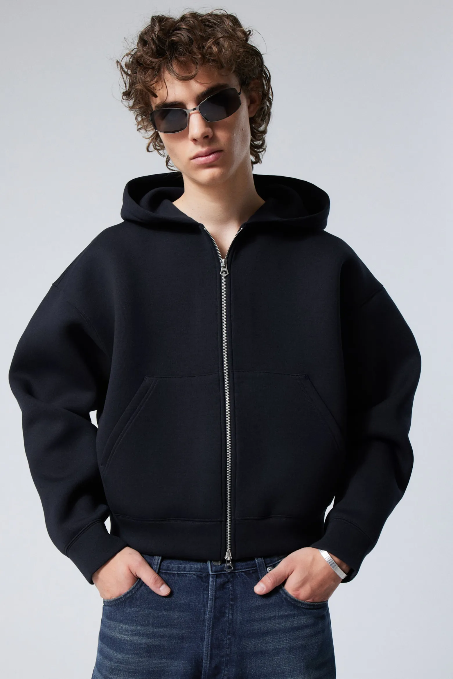 SCUBA-KAPUZENPULLOVER MIT REISSVERSCHLUSS SIMON|Weekday Flash Sale