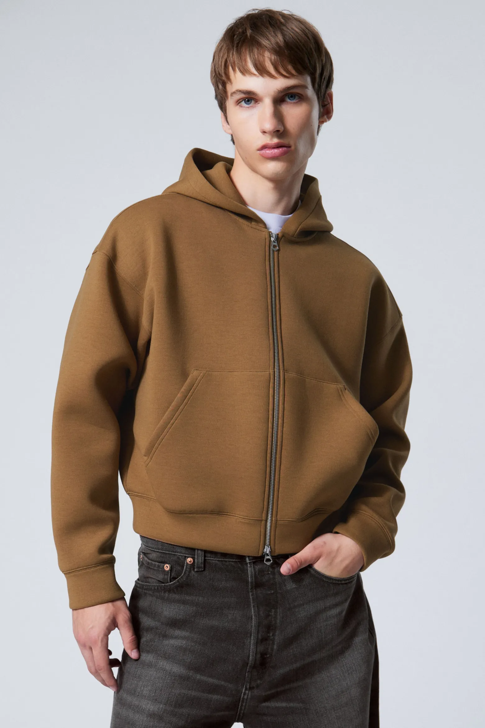 SCUBA-KAPUZENPULLOVER MIT REISSVERSCHLUSS SIMON|Weekday Hot