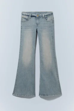 SKINNY-JEANS MIT SCHLAG UND NIEDRIGEM BUND|Weekday Flash Sale