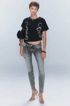 SLEEZIE – SKINNY-JEANS MIT NIEDRIGER TAILLE|Weekday Best Sale