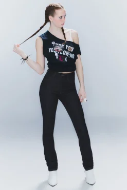 SLEEZIE – SKINNY-JEANS MIT HOHER TAILLE|Weekday Outlet