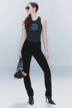 SLEEZIE – SKINNY-JEANS MIT HOHER TAILLE|Weekday Store