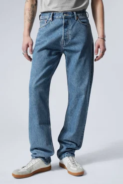 SPACE RELAXED STRAIGHT LEG JEANS|Weekday Cheap