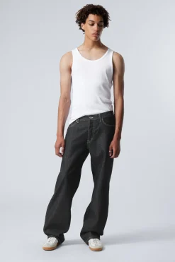 SPHERE LOW WAIST LOOSE STRAIGHT LEG JEANS|Weekday Best