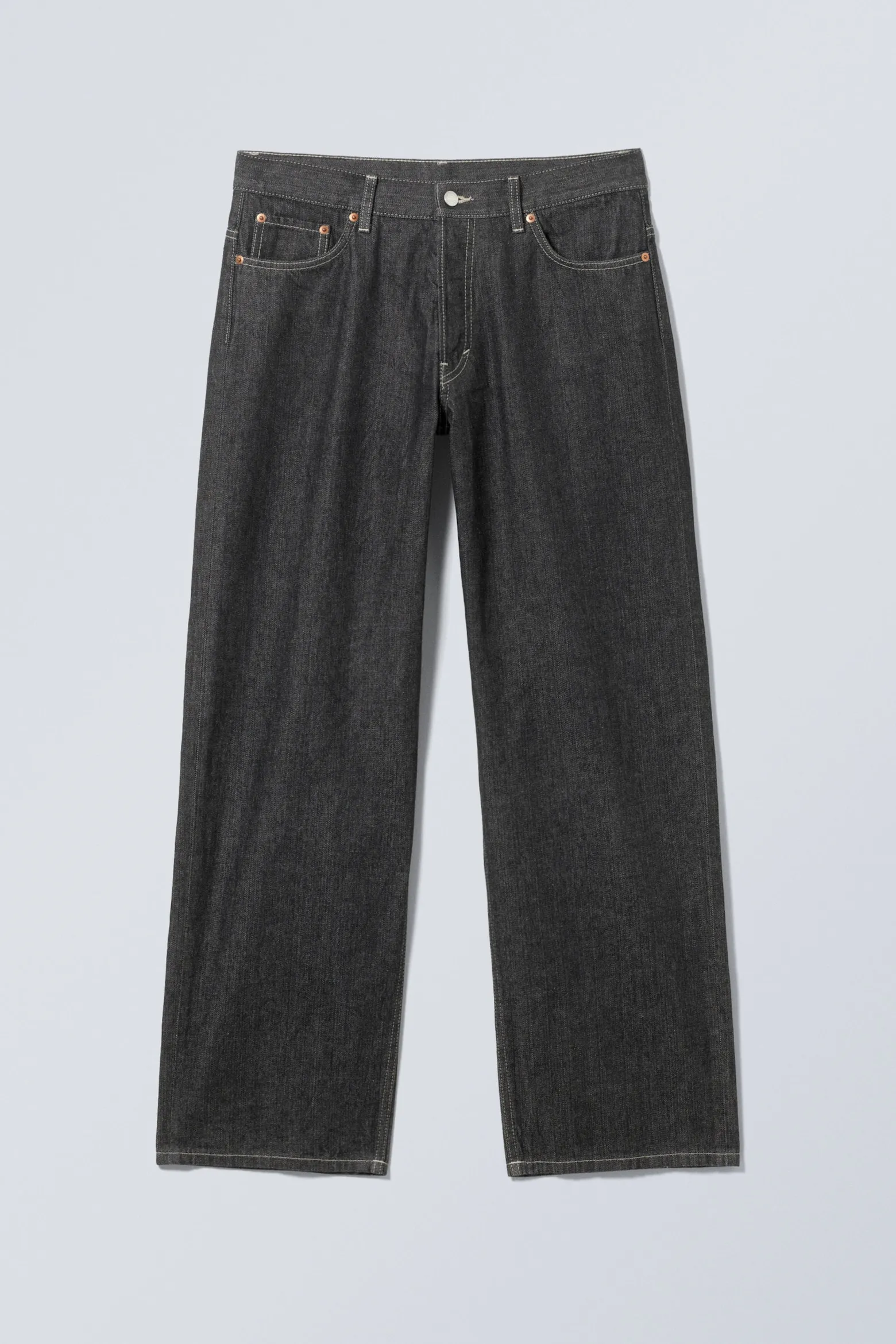 SPHERE LOW WAIST LOOSE STRAIGHT LEG JEANS|Weekday Best