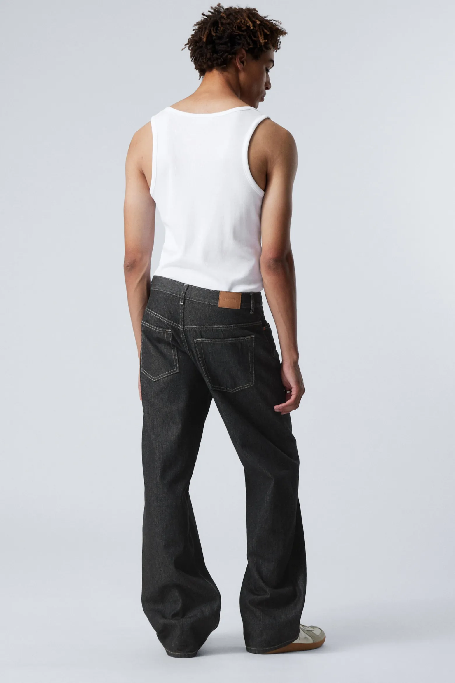 SPHERE LOW WAIST LOOSE STRAIGHT LEG JEANS|Weekday Best