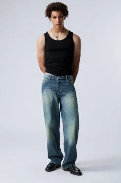 SPHERE LOW WAIST LOOSE STRAIGHT LEG JEANS|Weekday Cheap