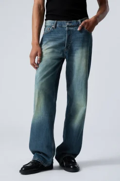 SPHERE LOW WAIST LOOSE STRAIGHT LEG JEANS|Weekday Cheap