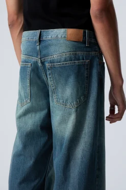 SPHERE LOW WAIST LOOSE STRAIGHT LEG JEANS|Weekday Cheap