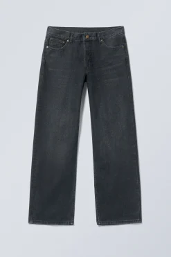 SPHERE LOW WAIST LOOSE STRAIGHT LEG JEANS|Weekday Cheap