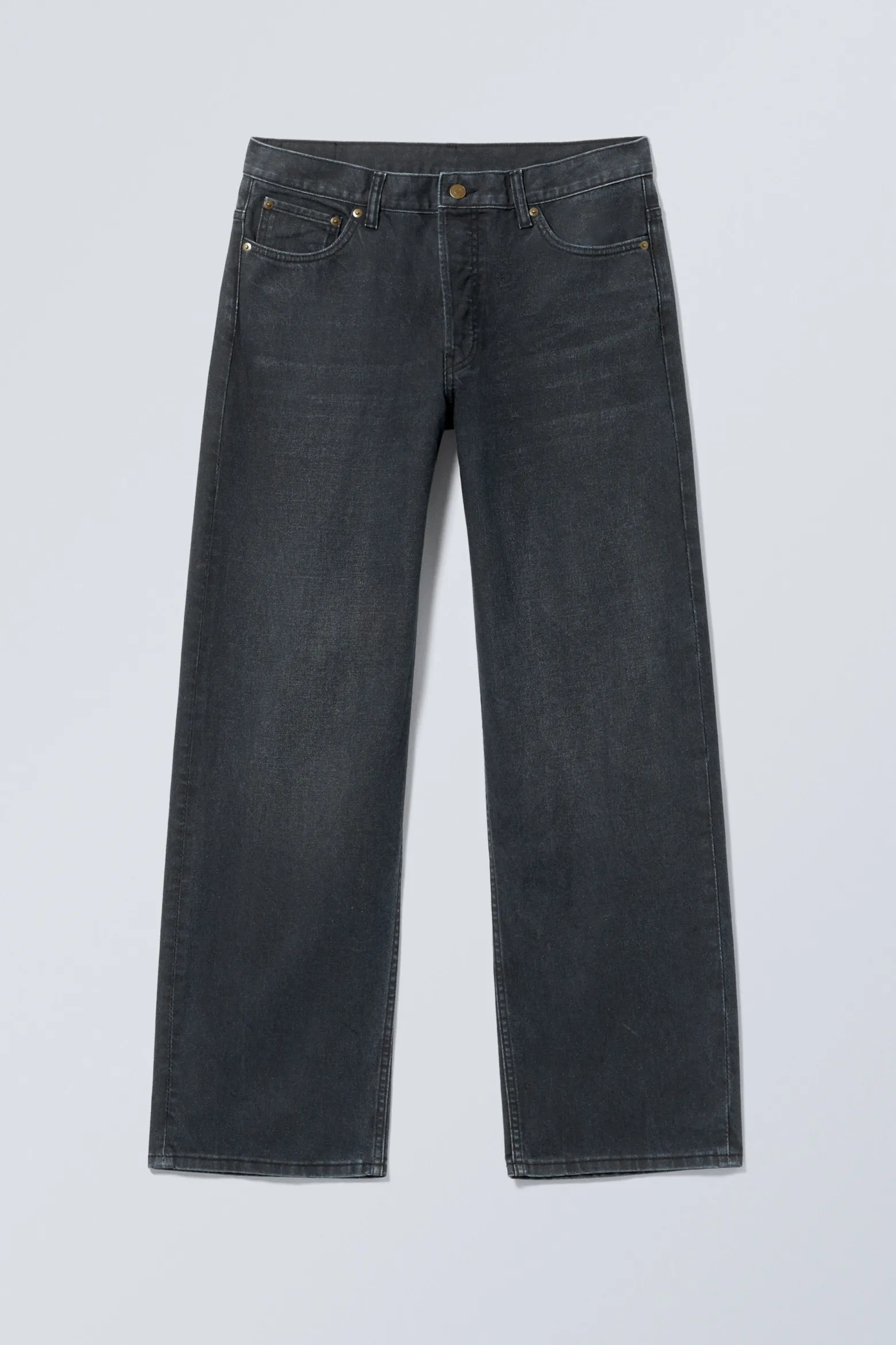 SPHERE LOW WAIST LOOSE STRAIGHT LEG JEANS|Weekday Cheap