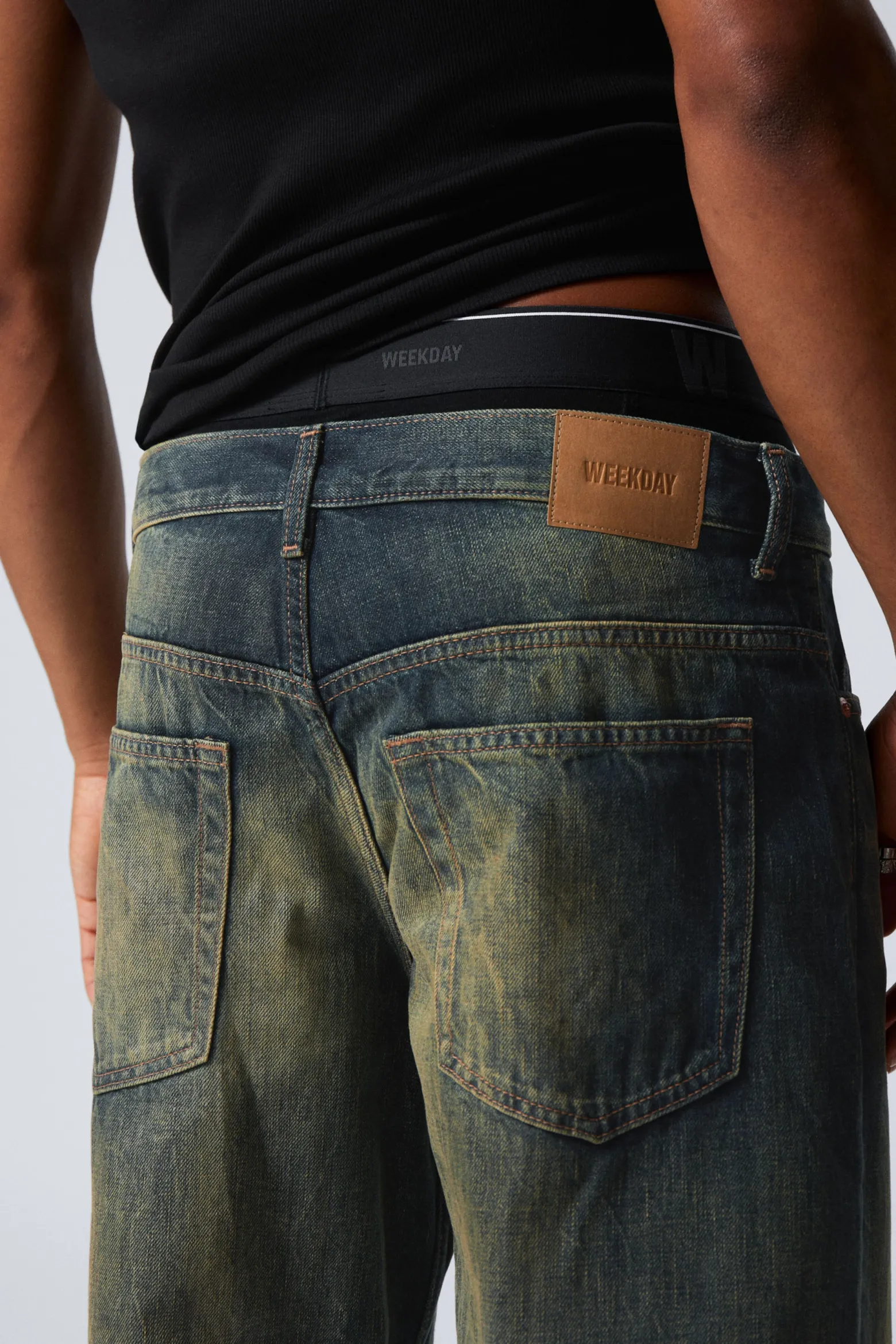 SPHERE LOW WAIST LOOSE STRAIGHT LEG JEANS|Weekday Online