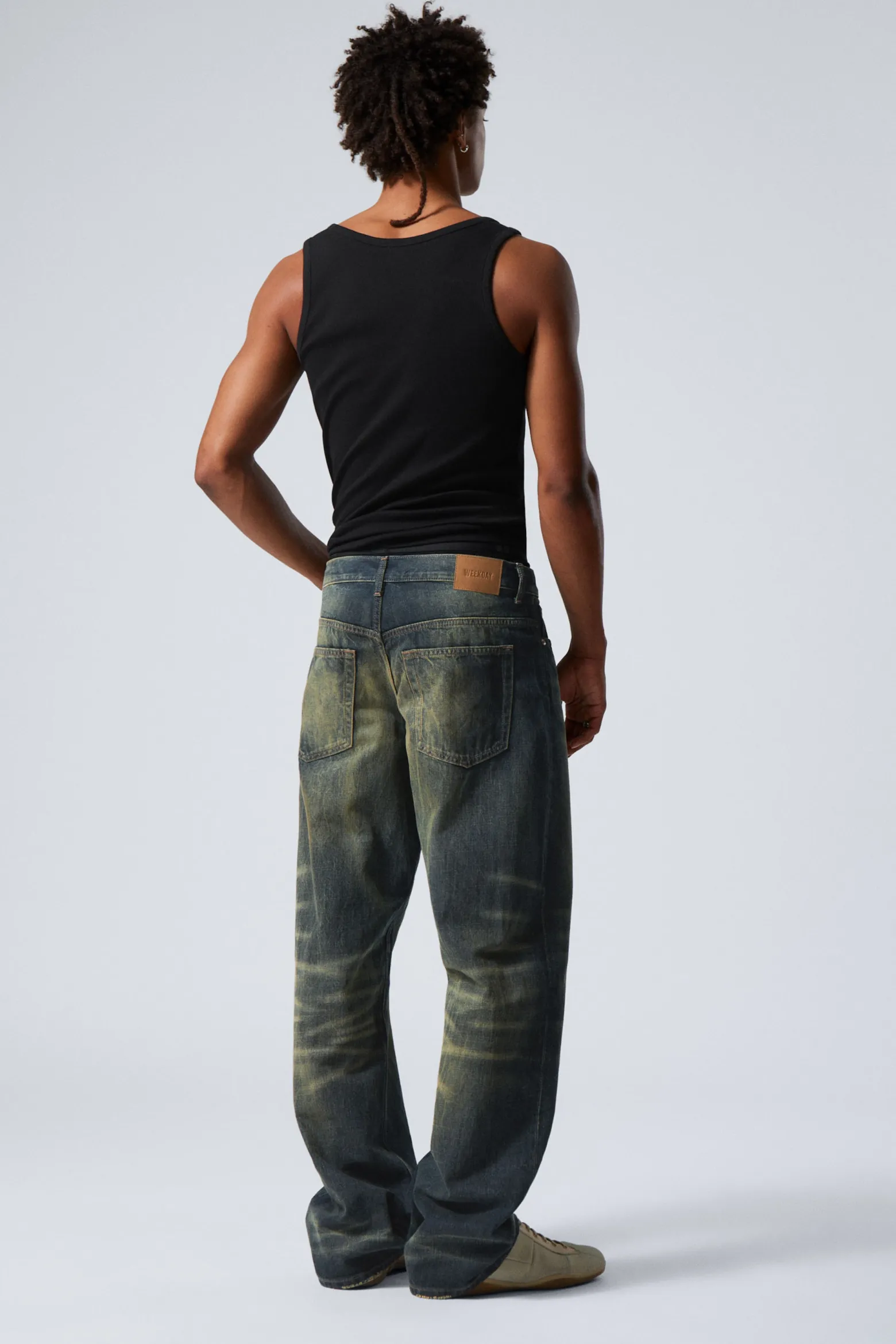 SPHERE LOW WAIST LOOSE STRAIGHT LEG JEANS|Weekday Online