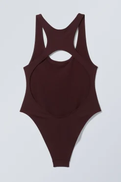 SPORTLICHER RACERBACK-BADEANZUG|Weekday Cheap