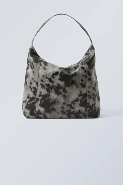 SQUARE COW SHOULDER BAG|Weekday Sale