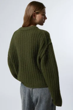 STRICKJACKE MIT ENTSPANNTER PASSFORM|Weekday Best Sale