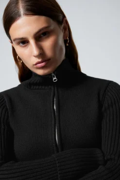 STRICKJACKE MIT REISSVERSCHLUSS WINONA|Weekday Best Sale