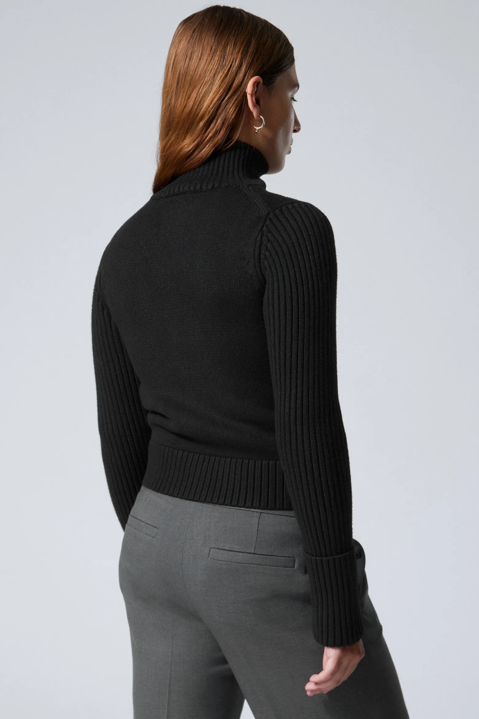 STRICKJACKE MIT REISSVERSCHLUSS WINONA|Weekday Best Sale