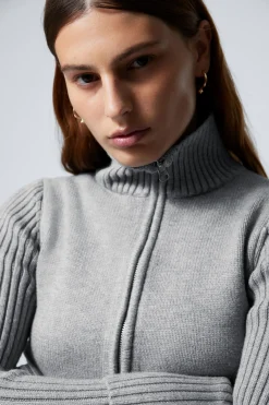 STRICKJACKE MIT REISSVERSCHLUSS WINONA|Weekday Discount