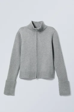 STRICKJACKE MIT REISSVERSCHLUSS WINONA|Weekday Discount