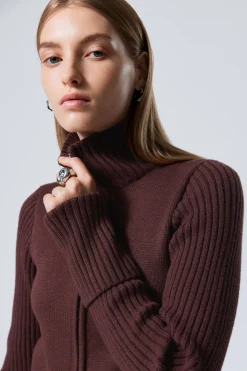 STRICKJACKE MIT REISSVERSCHLUSS WINONA|Weekday Store