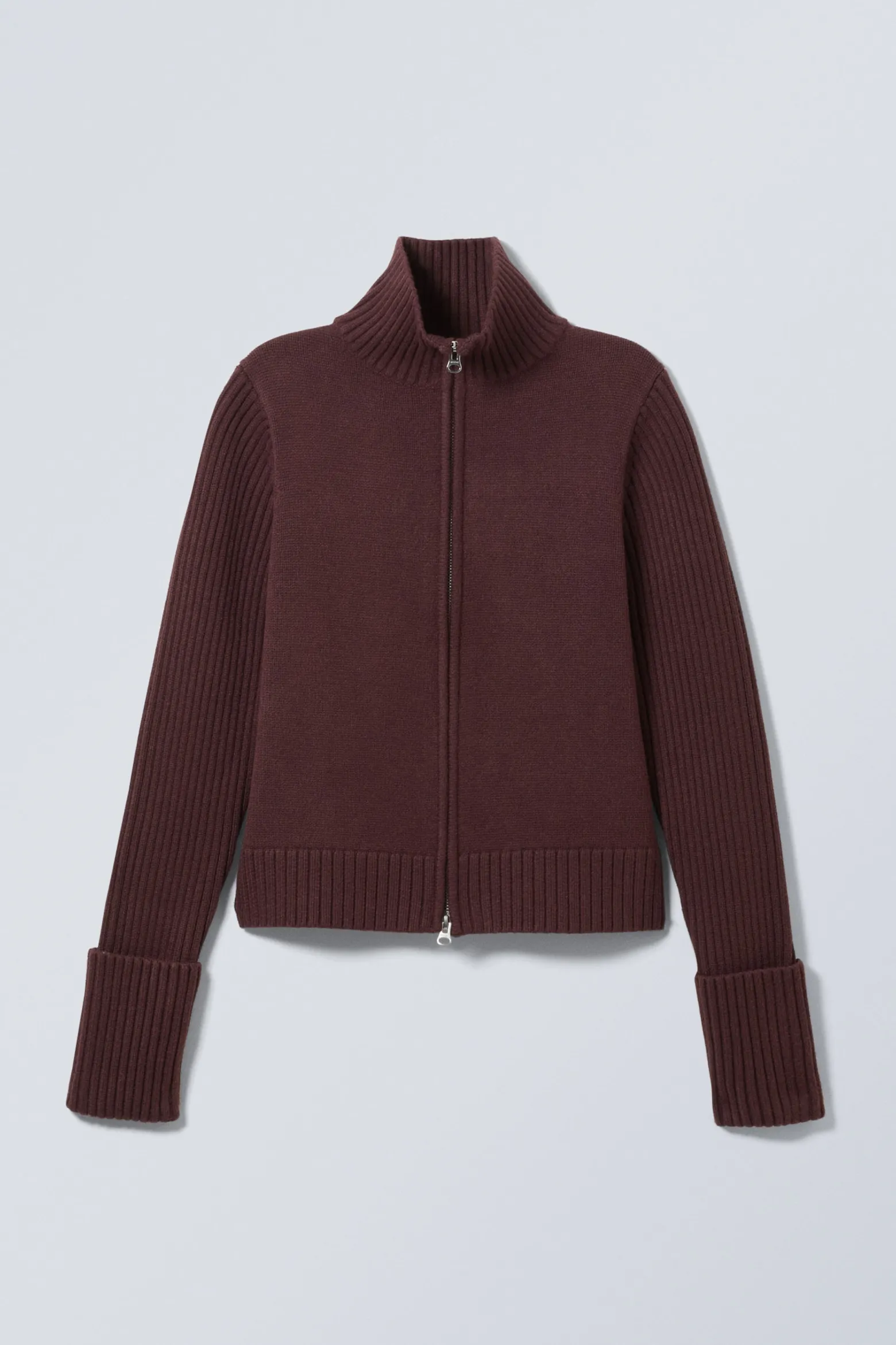 STRICKJACKE MIT REISSVERSCHLUSS WINONA|Weekday Store