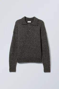 STRICK-POLOPULLOVER BOBBY MIT LOCKERER PASSFORM|Weekday Best Sale