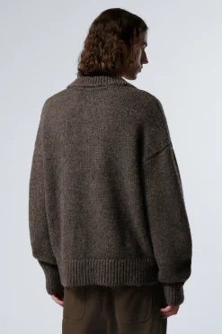 STRICK-POLOPULLOVER BOBBY MIT LOCKERER PASSFORM|Weekday Best