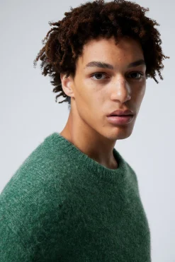 STRICKPULLOVER AUS EINER WOLLMISCHUNG|Weekday Cheap