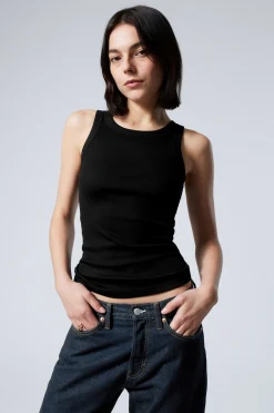 TAILLIERTES GERIPPTES TANKTOP|Weekday New