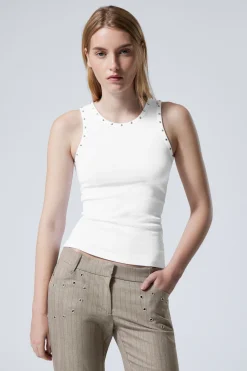TANKTOP MIT NIETENDETAILS|Weekday Outlet