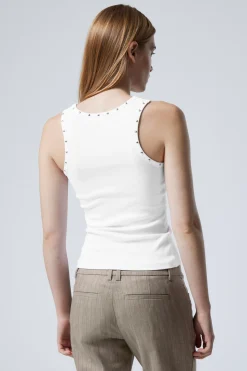 TANKTOP MIT NIETENDETAILS|Weekday Outlet