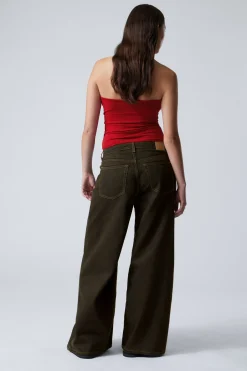 TELESCOPE – WEITE JEANS MIT NIEDRIGEM BUND|Weekday Sale