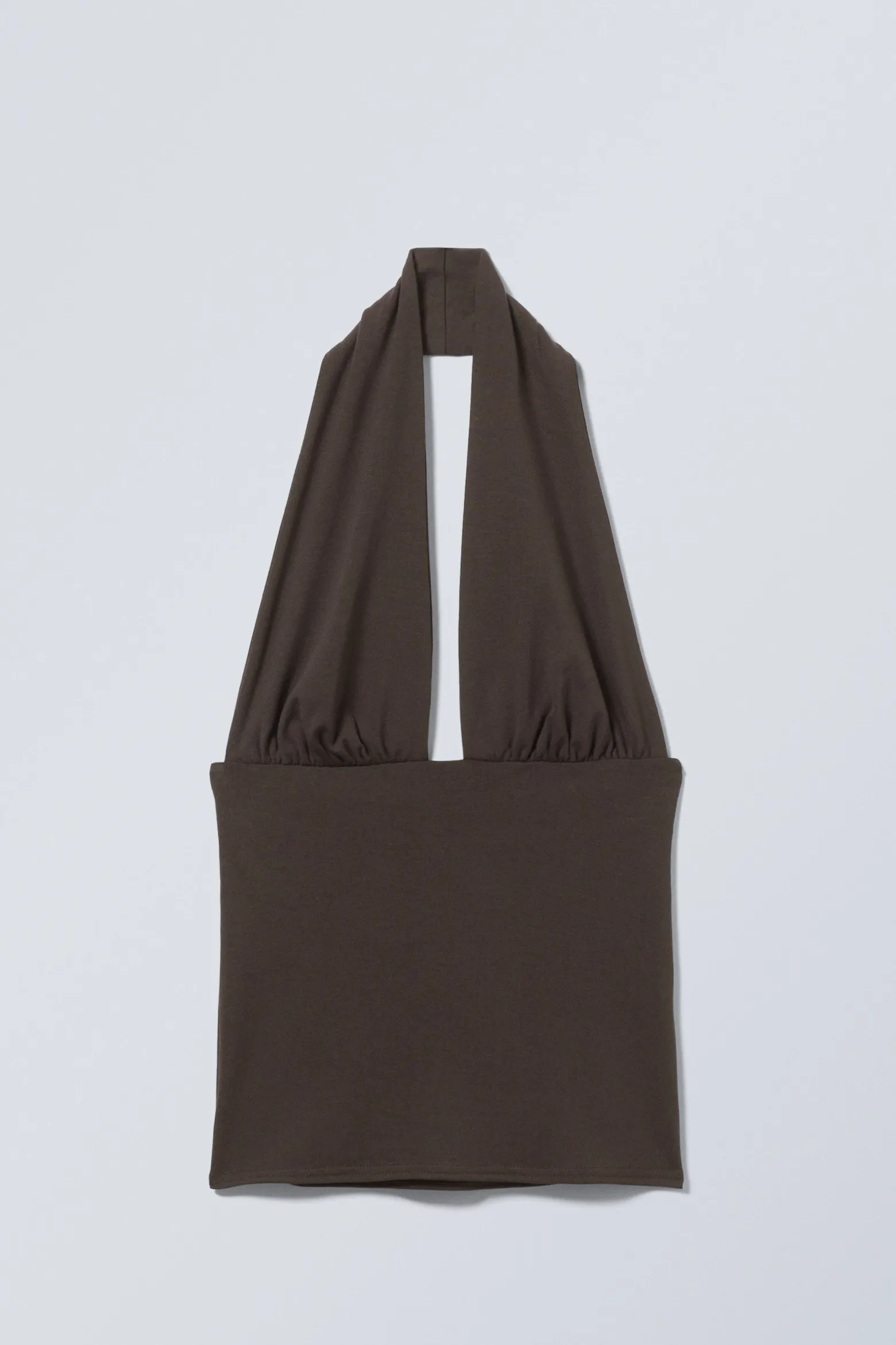 TIEF SITZENDES NECKHOLDER-TOP|Weekday Sale