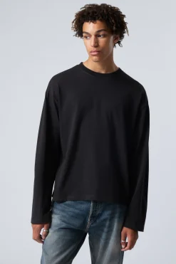 TOLLES LONGSLEEVE IN BOXY-PASSFORM|Weekday Sale