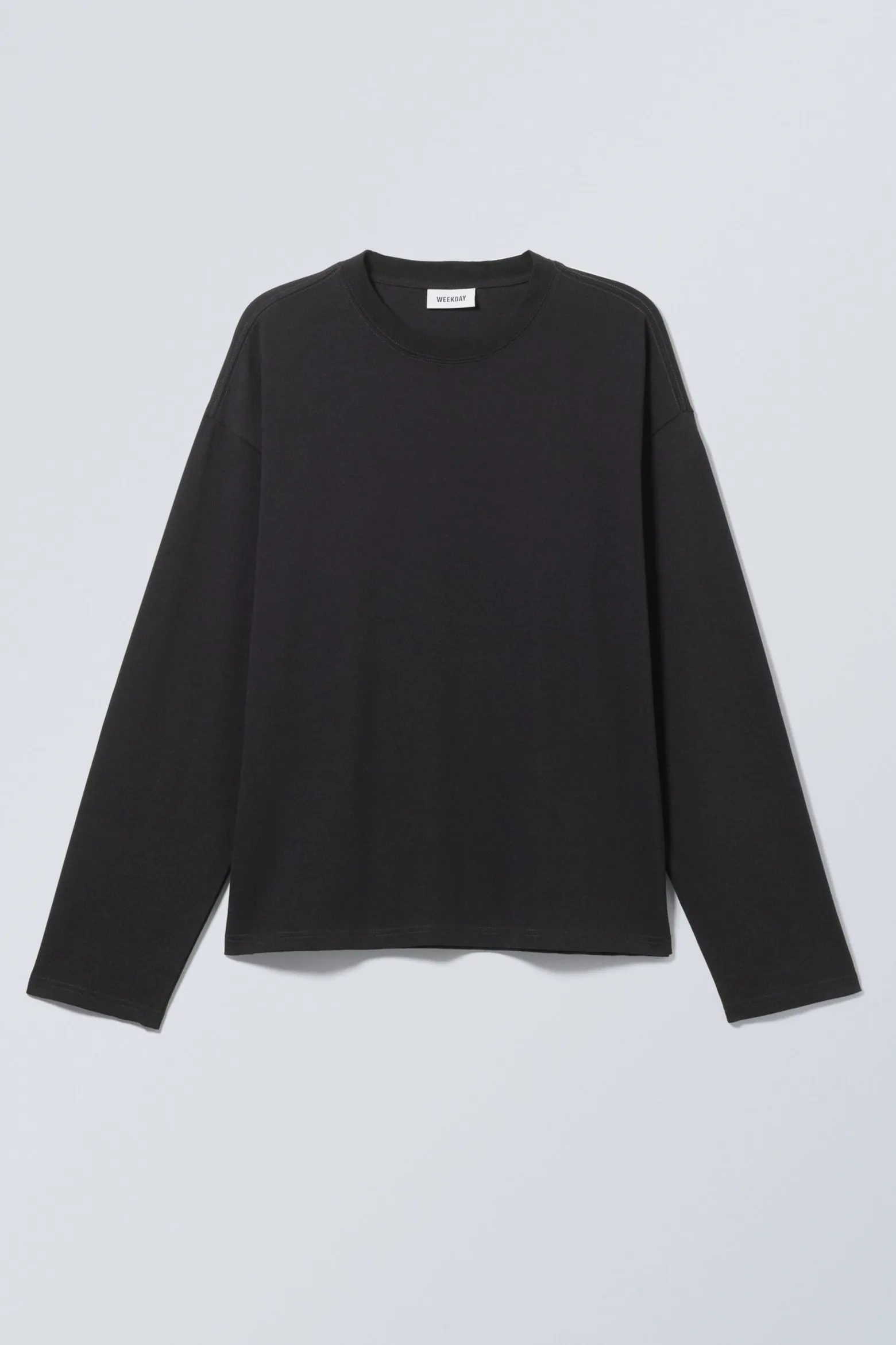 TOLLES LONGSLEEVE IN BOXY-PASSFORM|Weekday Sale