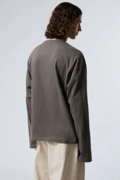 TOLLES LONGSLEEVE IN BOXY-PASSFORM|Weekday New