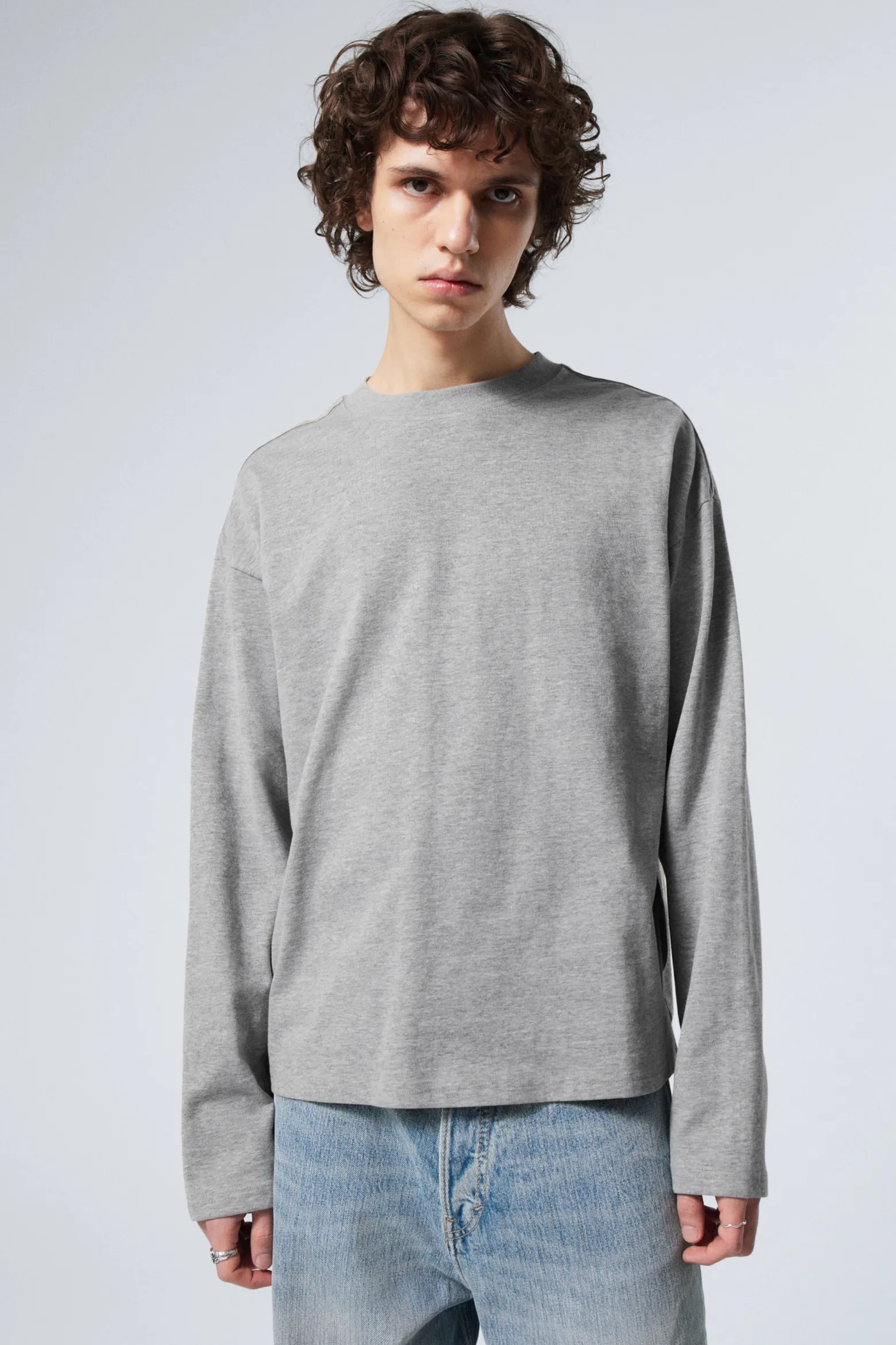 TOLLES LONGSLEEVE IN BOXY-PASSFORM|Weekday Best
