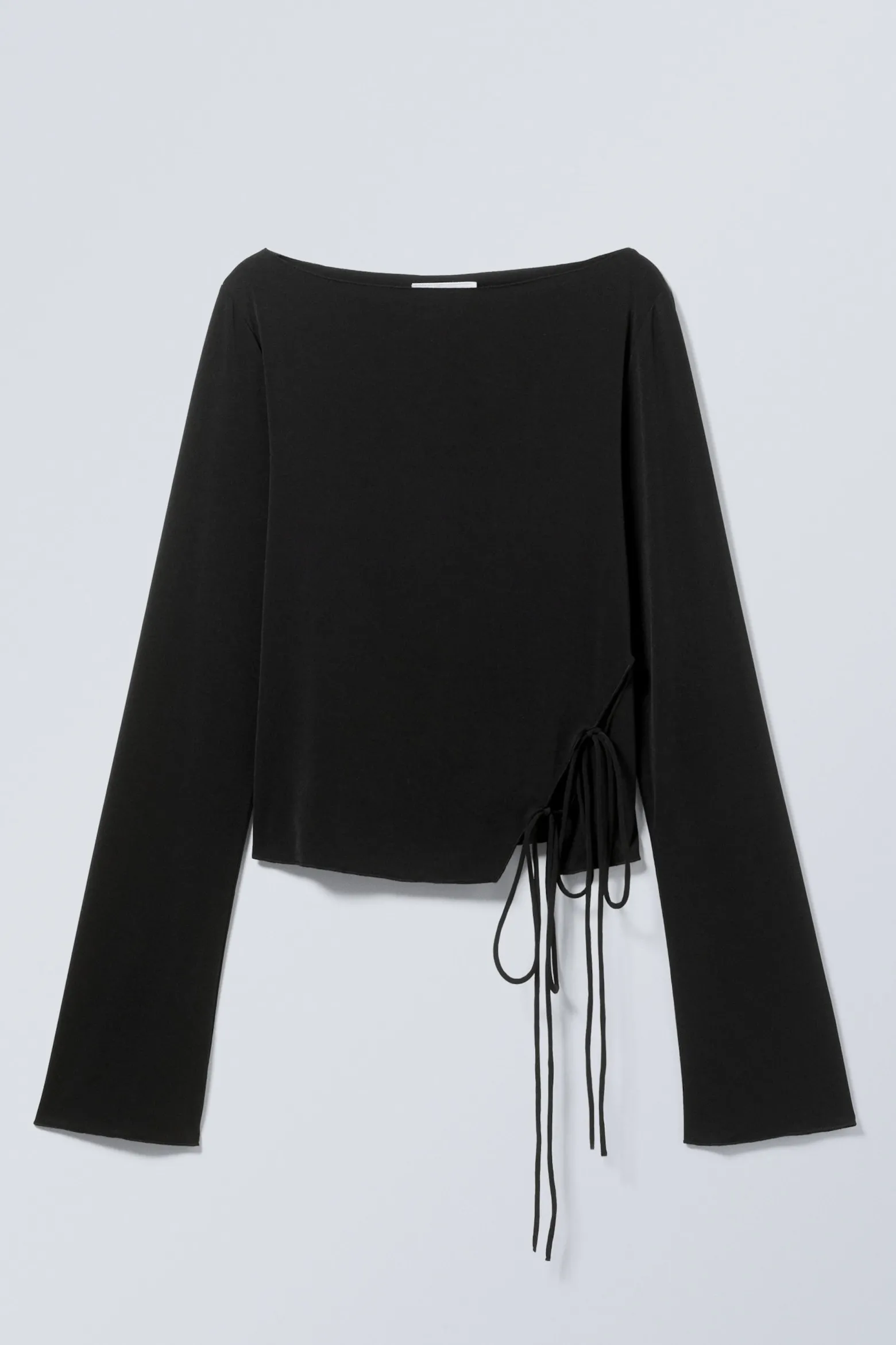 TOP MIT SEITLICHER BINDUNG|Weekday Fashion