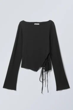 TOP MIT SEITLICHER BINDUNG|Weekday Store