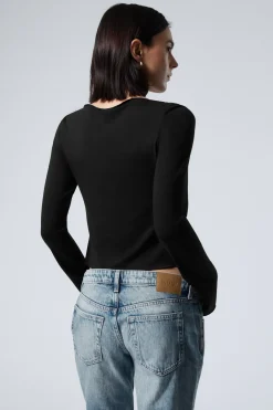 TOP MIT SEITLICHER BINDUNG|Weekday Store