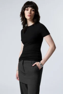 TRANSPARENTES RIPP-T-SHIRT|Weekday Sale