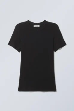 TRANSPARENTES RIPP-T-SHIRT|Weekday Sale