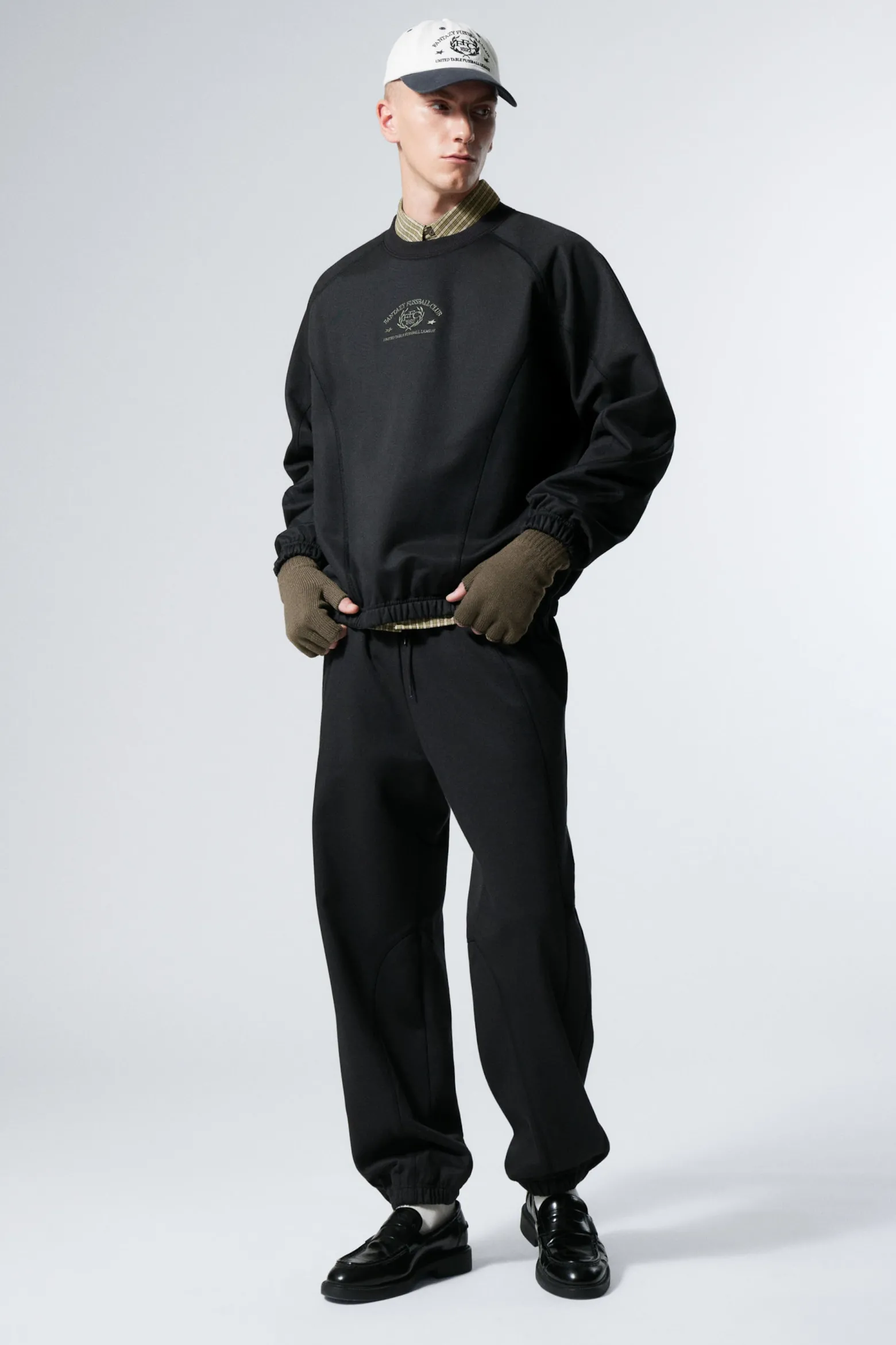 WARM-UP-SWEATSHIRT MIT LOCKERER PASSFORM|Weekday Clearance
