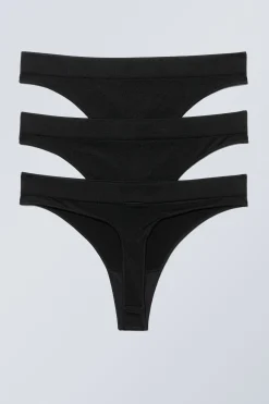 WEICHE TANGAS CAT, 3ER-PACK|Weekday Fashion