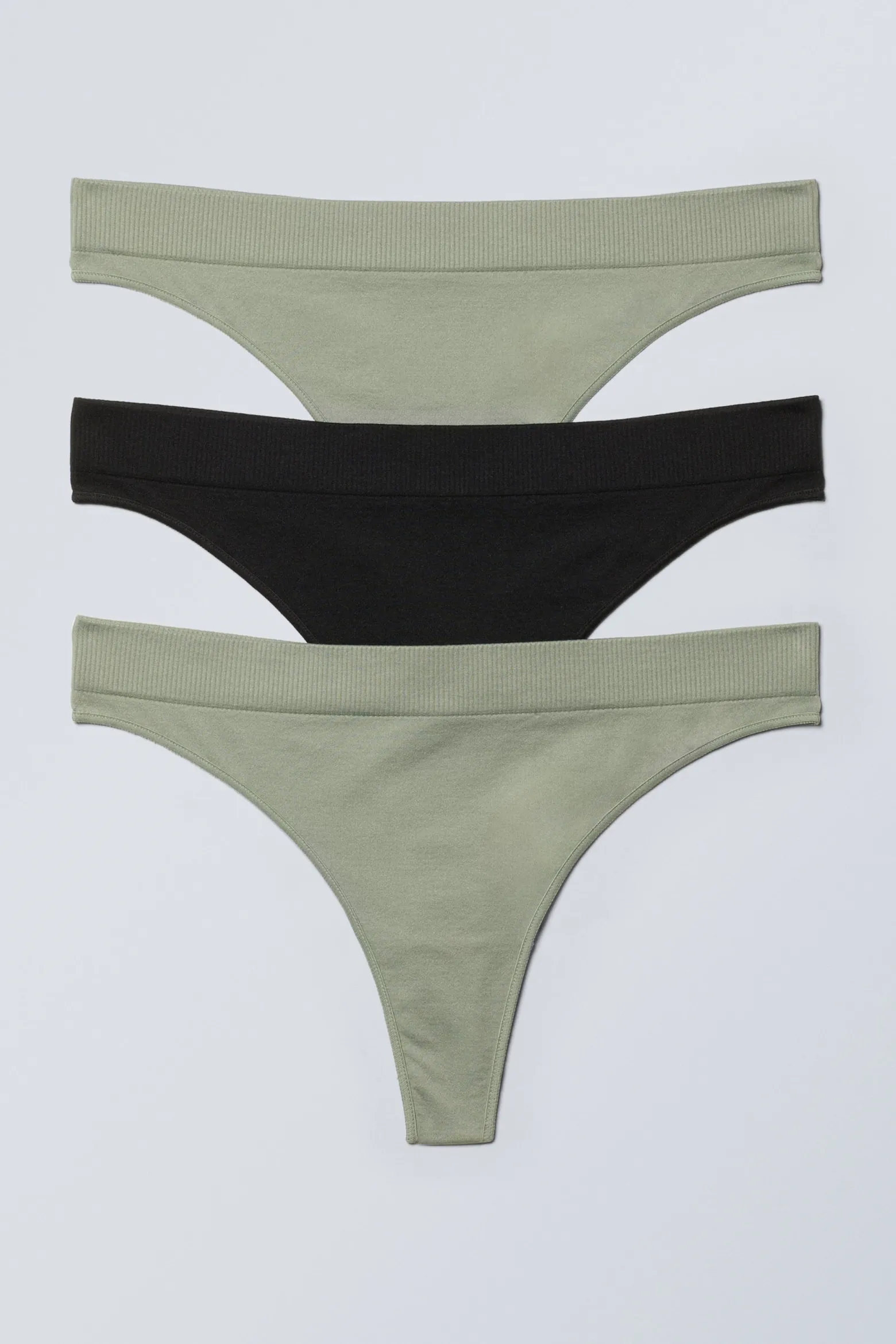 WEICHE TANGAS CAT, 3ER-PACK|Weekday Best