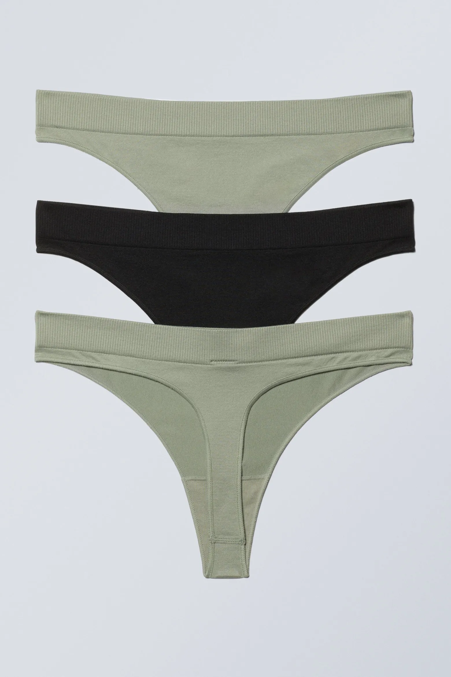 WEICHE TANGAS CAT, 3ER-PACK|Weekday Best